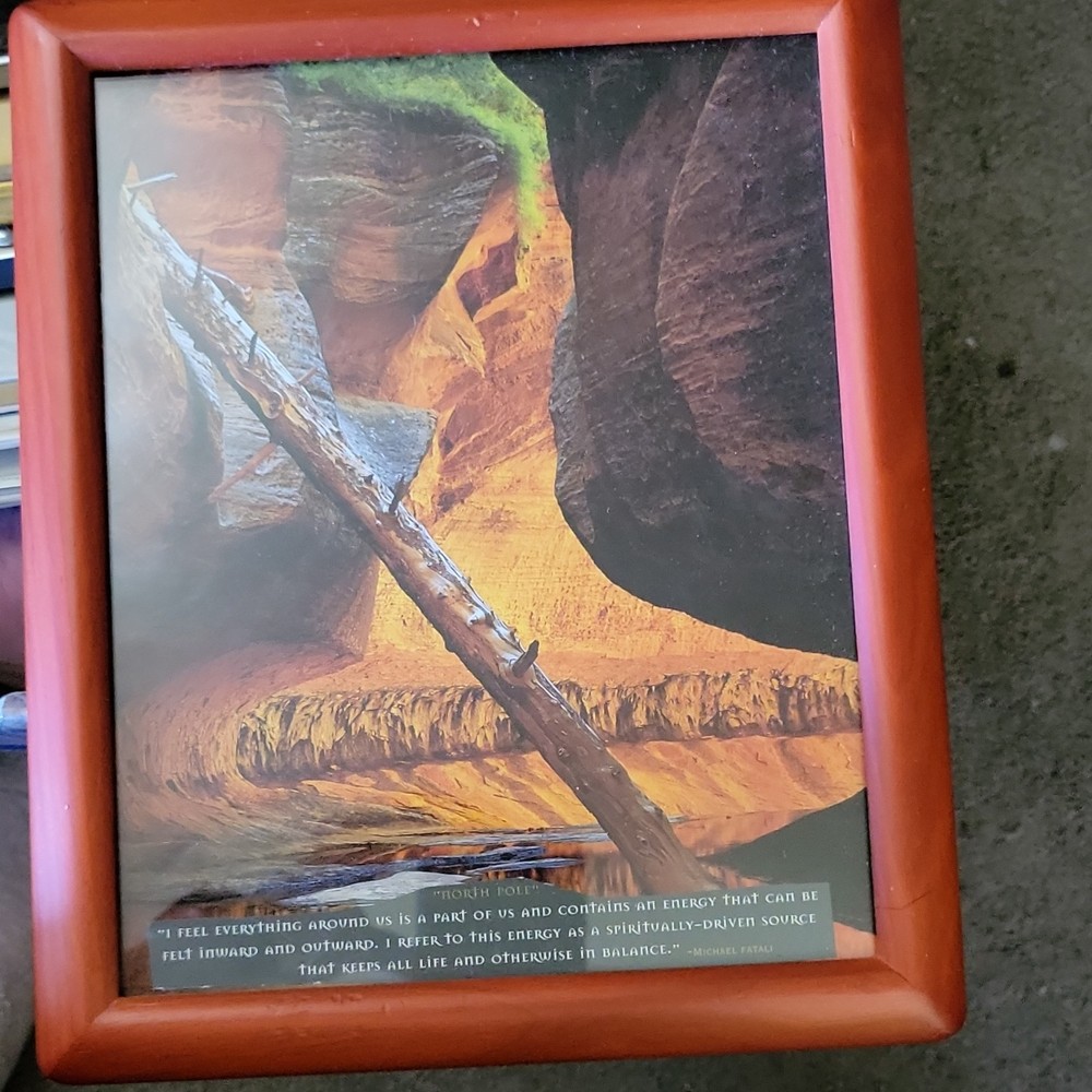 Fatali Framed Photograph ‘North Pole’ Landscape Canyon Nature Art