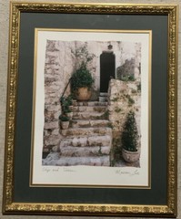 Maureen Love Original Art Print «Steps and Stones» Matted Framed 19’ x 23’