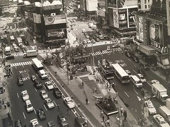 HENRI SILBERMAN ,’TIMES SQUARE AFTERNOON’, AUTHENTIC 2003 ART PHOTO PRINT