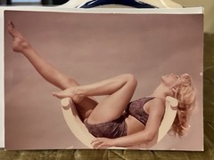 Vintage 1960s Pretty Young Sexy Woman Model In Swimsuit Color Photo – Cheesecake