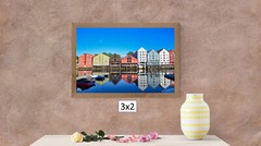 Trondheim Canal Reflections, High Resolution Image, Many Formats, TV Art