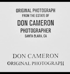 DON CAMERON 1943-2016 female Ballet Toe DANCE PHOTOGRAPH Black & White Ballerina