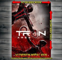 Tron Ares 2025 Movie Metal Sign Wall Art 10″ x 14″
