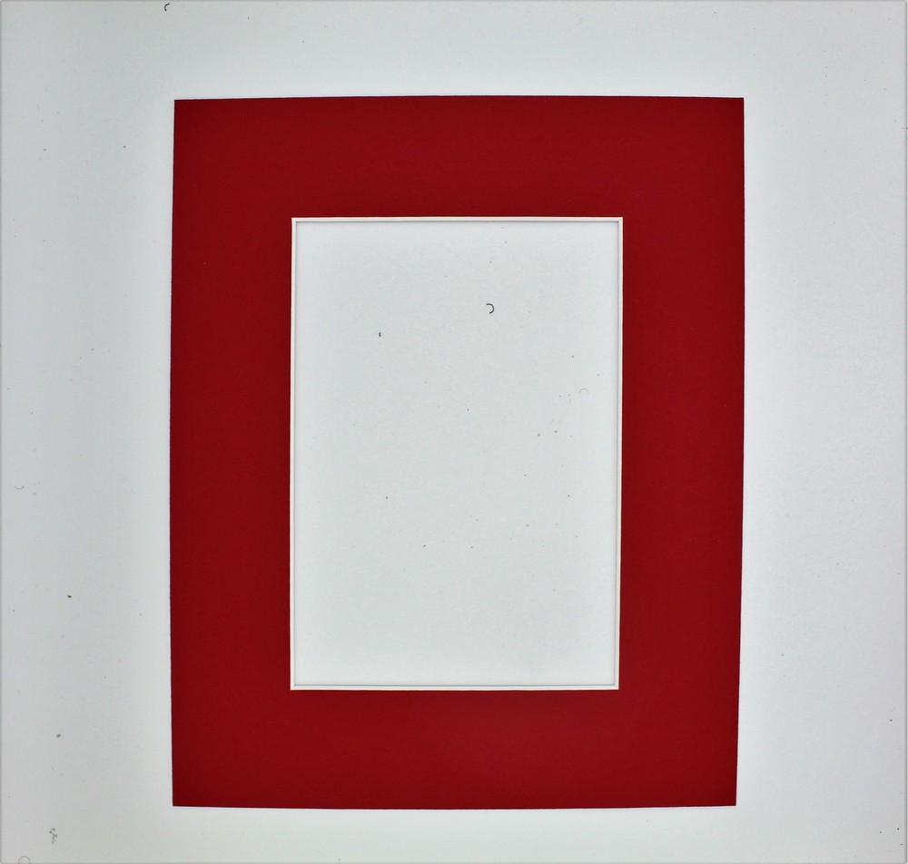 8 x 10 , White Core Single Matboard for 5 x 7