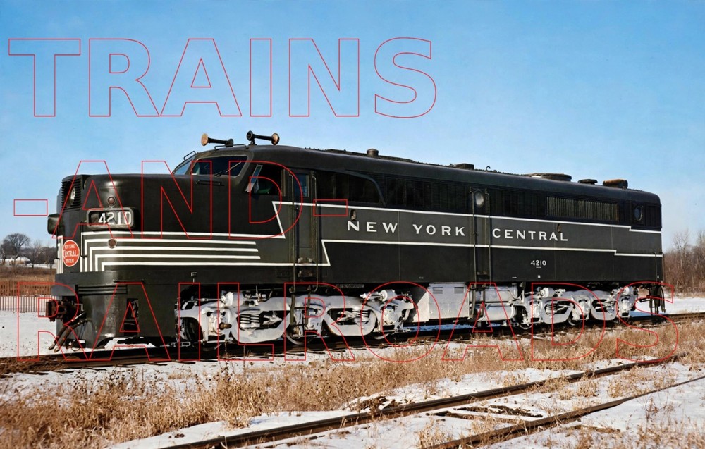 Photo Art Print of New York Central ALCo PA 4210 at Schenectady, New York