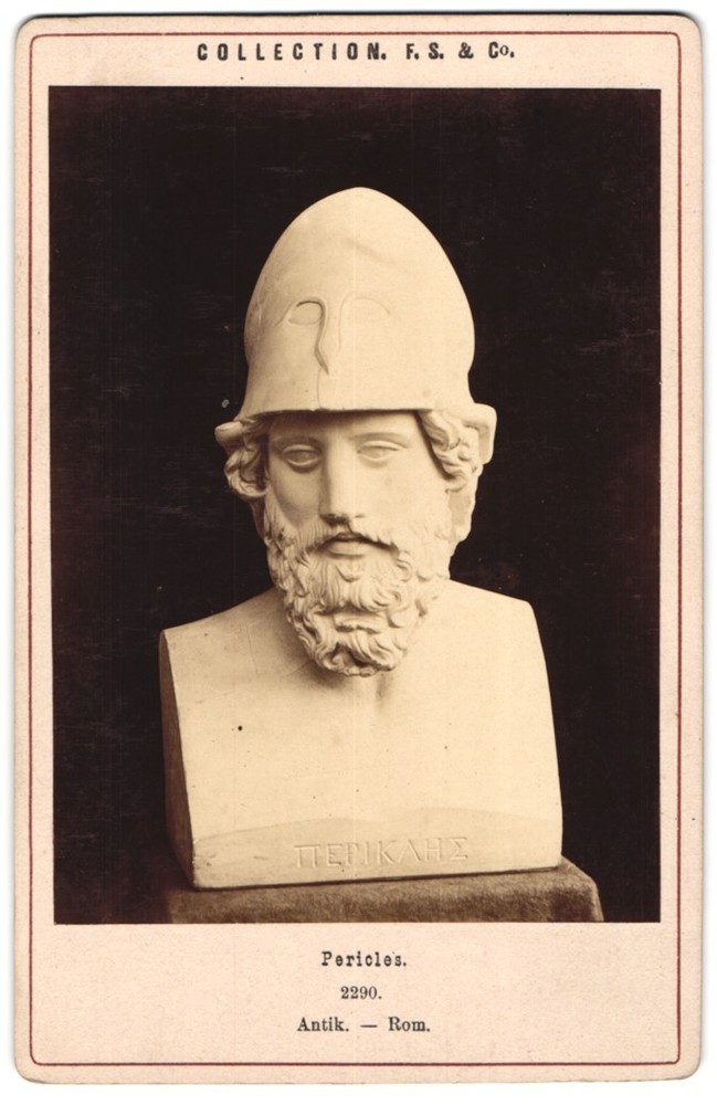 Photograph Bust Pericles, Collection F.S. & Co.
