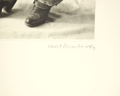 KURT MARKUS Batwings And Spur 1989 Photogravure Signed ltd 1/300