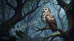Owl – Digital Image Picture PC Phone Background AI, 9 images – #44