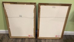Italian Fulvio Roiter Framed Art Venezia Maschere Carnevale + 1 More, 18″ x 25″