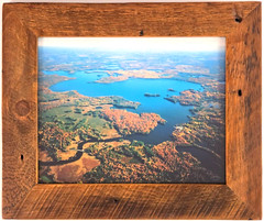 Tomahawk Lake, Minocqua, Oneida County, Wisconsin Overhead Photo. Frame Optional