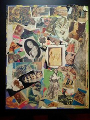 Large Collage Poland 1970s Polish Artist