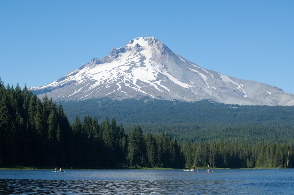Trillium Lake Mt Hood Oregon Metal Print – Pacific Northwest Landscape Wall Art