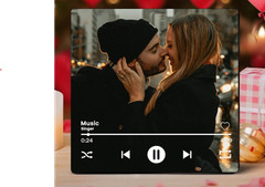 Personalized Photo Music Fridge Magnet Custom Song Picture Magnet Gift