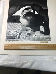 One Too Many Vintage Black and White Photo Art Print 10-1/2”x13”by Mrs J,H,Dale