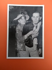 Photo Antique Vintage Old Woman Man Question Mark On Face Man ? nice old photo xx