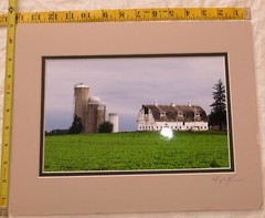 ART SIGNED PHOTOGRAPH COLOR FARM FARMHOUSE BARN