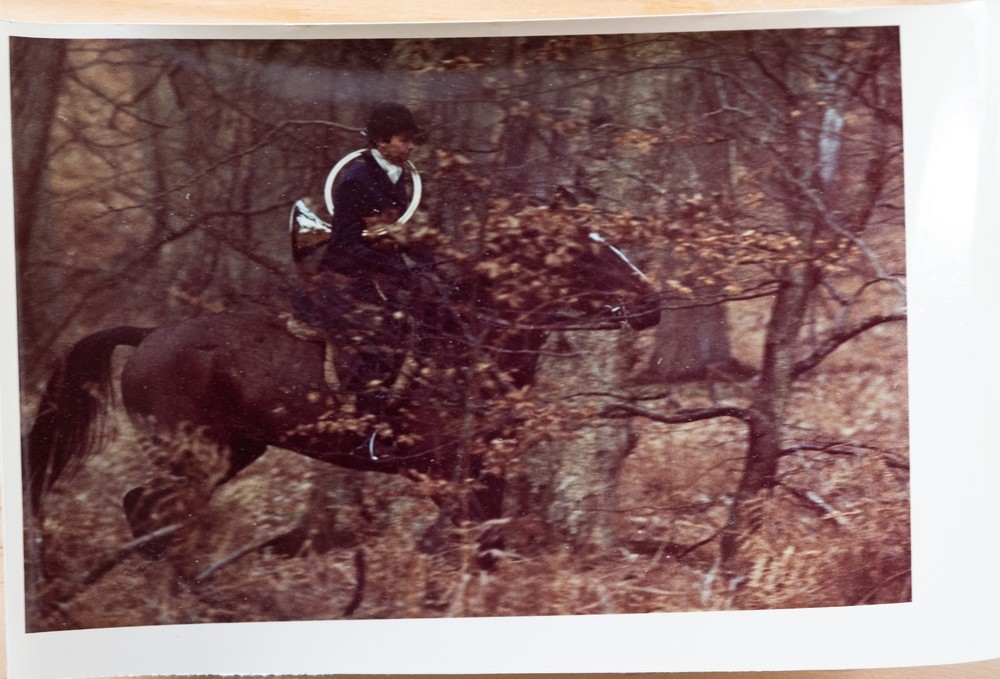 Vintage Photo Hunting Hounds Horse Dog France 10x15cm 1970