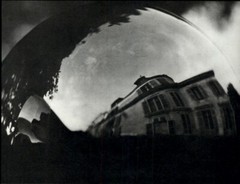 1975 Man Ray Abstract Image House & Trees Trough a Sphere Art Photo Gravure 11