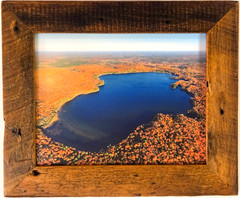 Lake Laura, Star Lake/Sayner Vilas Co., Wisconsin Overhead Photo. Frame Optional