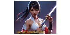 Beautiful Sensual Asian Girl Anime B on Quality semi-gloss Photo Paper 8″x10″