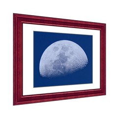 Daytime Moon Decor 8×10 inch Print, (Waxing Gibbous 64 Percent Full) MB0782