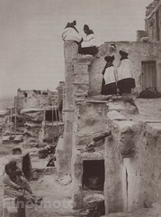 1900/72 EDWARD CURTIS Native American Indian HOPI Women House Photo Gravure Art