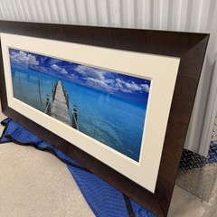 Peter Lik- «Tranquil Blue» 1.5M Framed Picture Dock Florida Keys