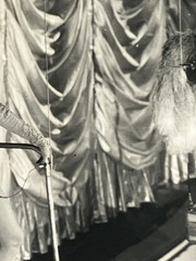 Rare 1950s Burlesque Lingerie Show- Risqué- Black & White Photo- Vegas ?
