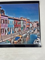 Burano Italy, venice 16X12 europe canal cityscape colorful