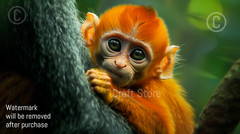 Digital Image Picture Photo Wallpaper Background Desktop Art – Monkey