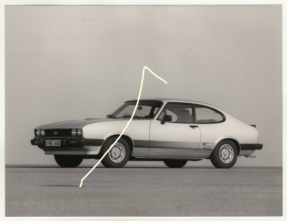 21x16cm Factory Photo 1978 Ford Capri S Sport V6 Press Photo E