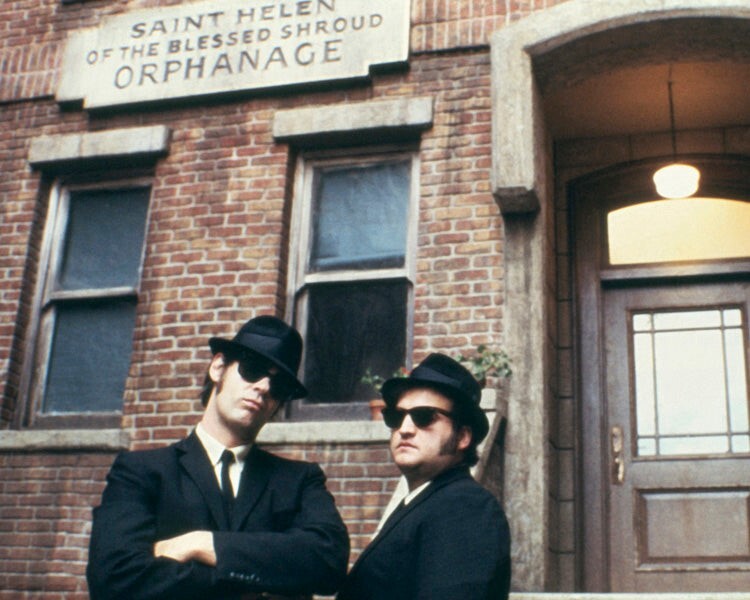 The Blues Brothers Dan Aykroyd John Belushi Cool look by Orphanage 16×20 Photo