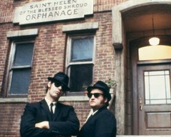 The Blues Brothers Dan Aykroyd John Belushi Cool look by Orphanage 16×20 Photo