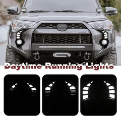 Daytime Running Light Fog Lights for 2014-2024 Toyota 4Runner Drl | 2Pcs 14-24 5