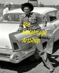 VINTAGE MALE PORTRAIT #0821-460 -COWBOY -free shipping usa