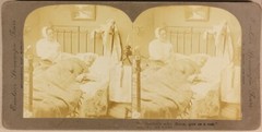 Scene Comic The Life Of Couple Bed Photo Stereo Vintage Album