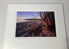 Fine Art Photograph Solitude Door County Peninsula WI Shoreline Signed & Matted