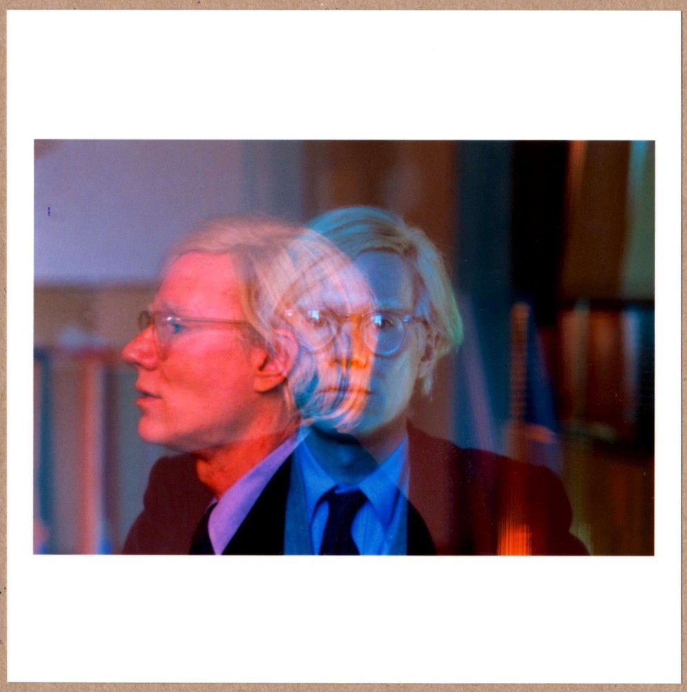 SIGNED THOMAS HOEPKER ANDY WARHOL DOUBLE EXPOSURE 1981 6 x 6 MAGNUM PRINT