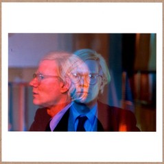 SIGNED THOMAS HOEPKER ANDY WARHOL DOUBLE EXPOSURE 1981 6 x 6 MAGNUM PRINT