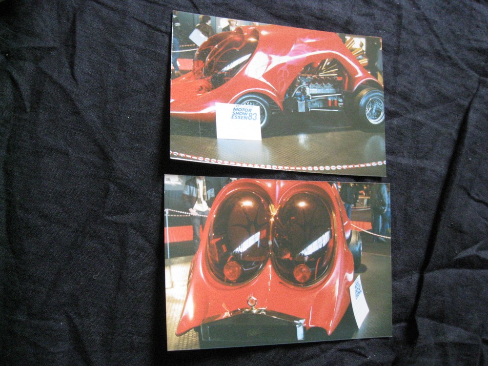 Photo (2) Motor Show Essen 1983 7.5×11 cm