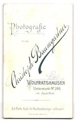 Photograph Christoph Baumgartner, Wolfratshausen, Untermarkt 248, portrait of a