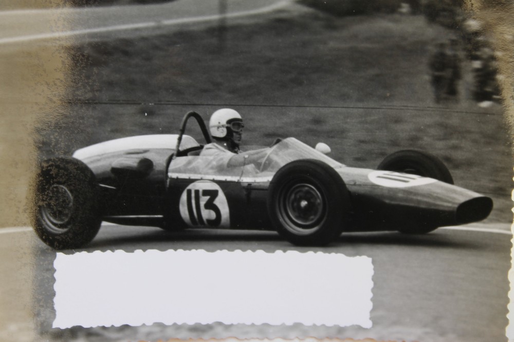 26609 Photo Race Driver Sulschewsky Poland 1964 Car Racing Diver Sport