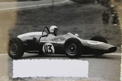 26609 Photo Race Driver Sulschewsky Poland 1964 Car Racing Diver Sport