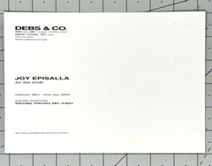 Joy Episalla Art Announcement Card 2004 – For The Birds