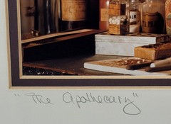 Vintage CYNTHIA DAVIS Photograph THE APOTHECARY Pharmacy Druggist Bottles Denver
