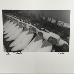 Black & White Photo Scooters Transportation Key West FL Signed Art Photography