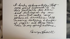 GEORGE HURRELL HAND SIGNED DOUBLE PORTFOLIO 20″x24″ 104/190 PERFECT COND.