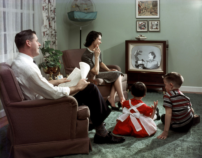 1950’s American Family 11 x 14″ Photo Print