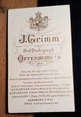 Woman & Little Child – 1894/CDV J. Grimm Offenburg I. B.