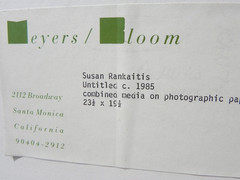 Susan Rankaitis b.1949 combined media photographic art piece American artist